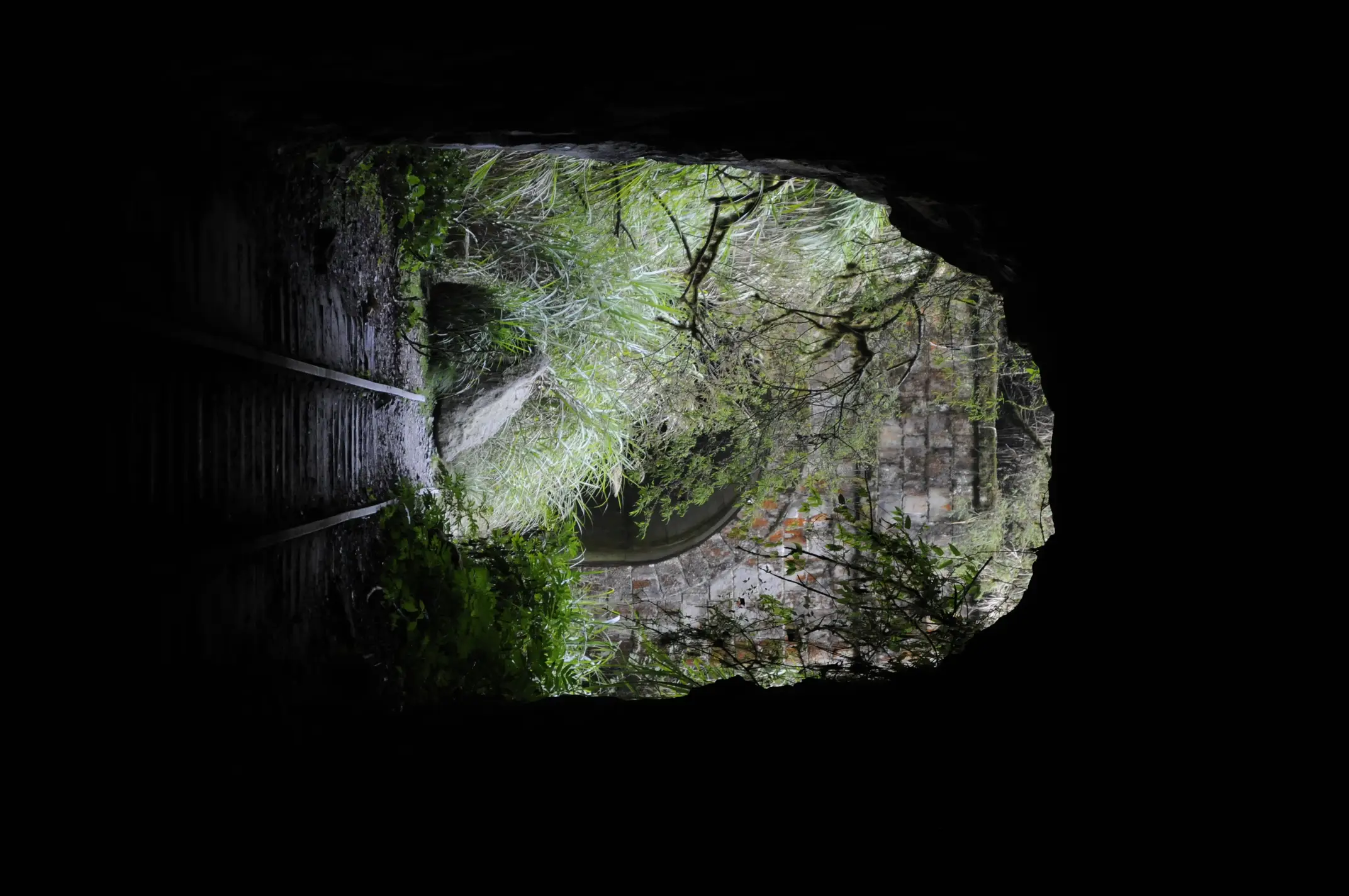 Looking to the end of a tunnel in the Mianyue Line
